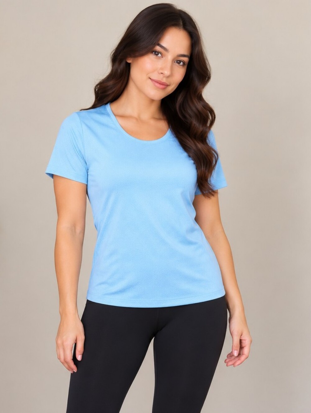 Champion Short Sleeve Athletic Tee in Blue Size Small